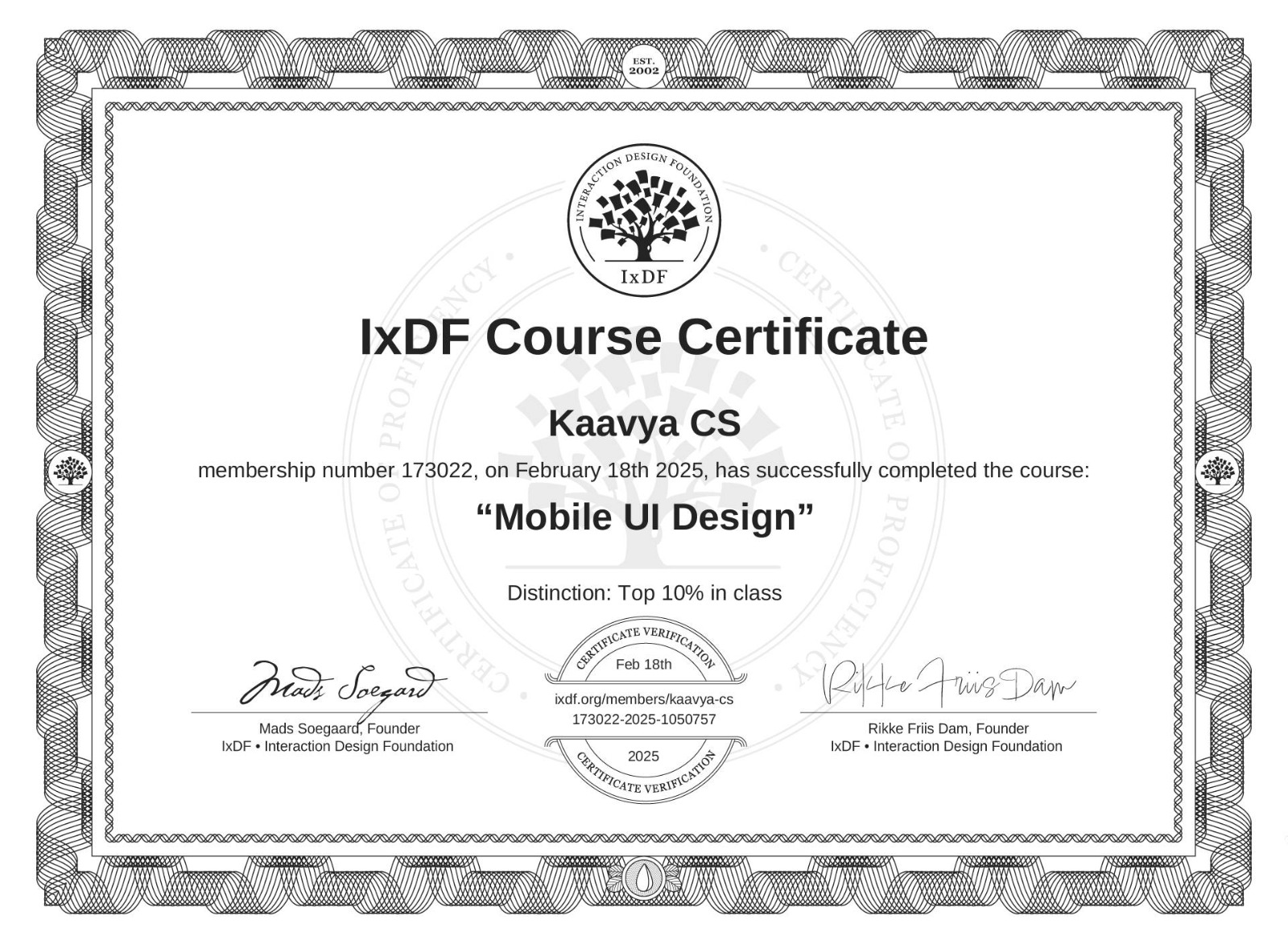 Mobile UI Design Certification
