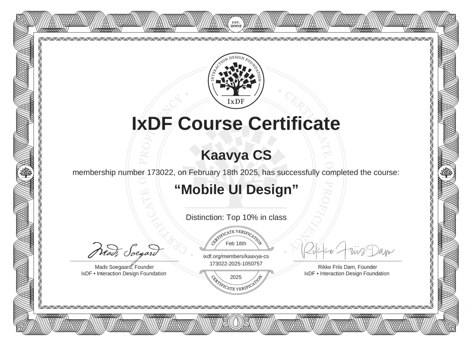 Mobile UI Design Certification