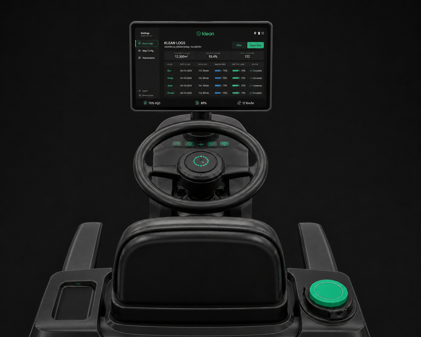 Klean Machine Dashboard