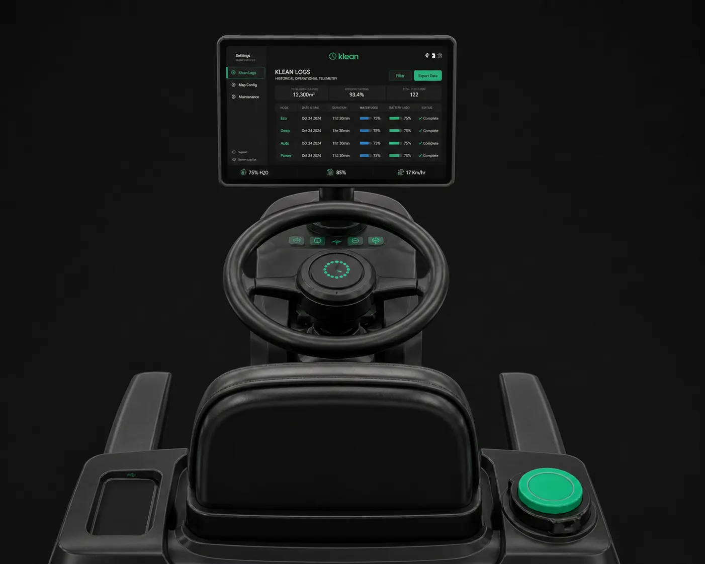 Klean Machine Dashboard